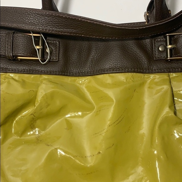 Worth Leek Amanda green leather bag satchel - Picture 14 of 16